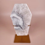 Esté Crystals crystal Druzy Agate Coffin with Stand