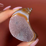 Esté Crystals crystal Druzy Agate Moon