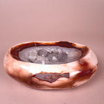 Esté Crystals crystal Druzy Orca Agate Carnelian Bowl
