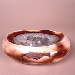 Esté Crystals crystal Druzy Orca Agate Carnelian Bowl
