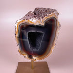 Esté Crystals crystal Druzy Orca Agate on Stand