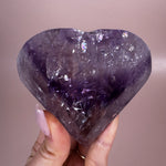Esté Crystals crystal Faceted Amethyst Heart
