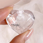 Esté Crystals crystal Faceted Clear Quartz Heart