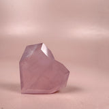 Esté Crystals crystal Faceted Rose Quartz Heart