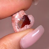 Esté Crystals crystal Fire Opal Mini Heart