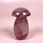 Esté Crystals crystal Fire Quartz Rose Quartz Mushroom with Star