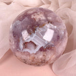 Esté Crystals crystal Flower Agate Amethyst Sphere