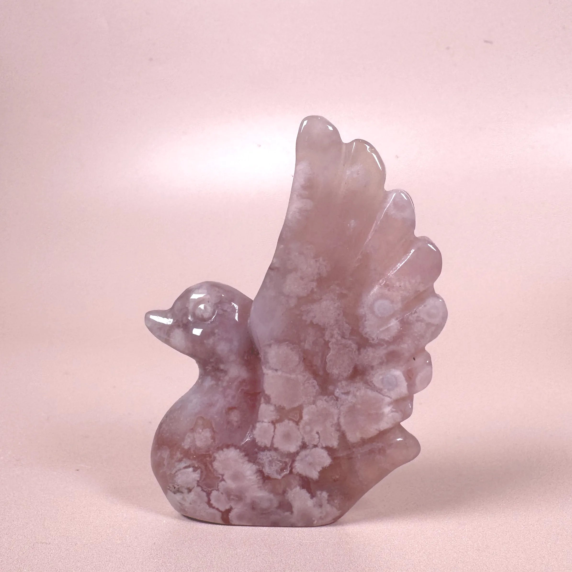 Esté Crystals crystal Flower Agate Swan