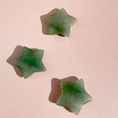 Esté Crystals crystal Green Aventurine Star