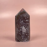 Esté Crystals crystal Green Banded Agate Tower