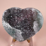Esté Crystals crystal Green & Pink Rainbow Amethyst Heart