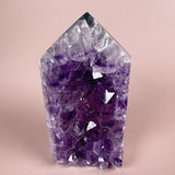 Esté Crystals crystal Green & Purple Agate Tower