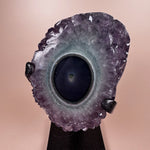Esté Crystals crystal Green & Purple Stalactite Amethyst with Stand