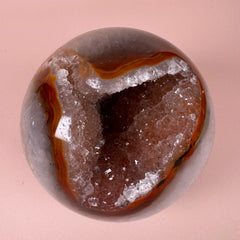 Esté Crystals crystal Heart Shaped Red Agate Sphere