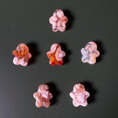 Esté Crystals crystal Intuitively Chosen Flower Agate Mini Gingerbread