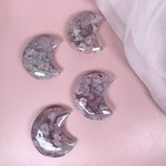 Esté Crystals crystal Intuitively Chosen Flower Agate Moon