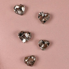 Esté Crystals crystal Intuitively Chosen Mini Pyrite Hearts
