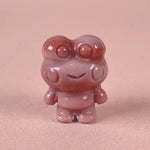 Esté Crystals crystal Intuitively Chosen Pink Alashan Agate Mini Keroppi