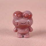 Esté Crystals crystal Intuitively Chosen Pink Alashan Agate Mini Keroppi