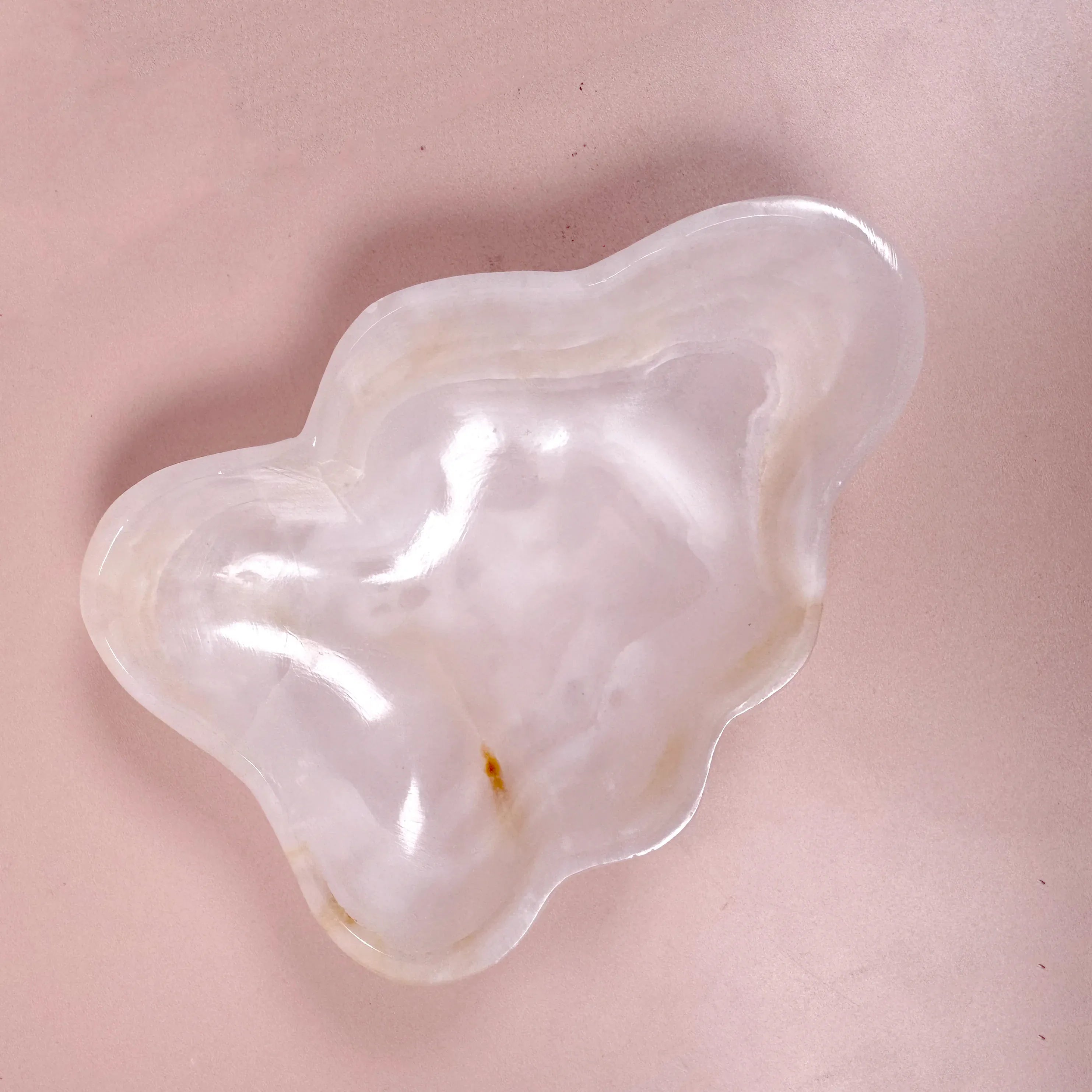 Esté Crystals crystal Irregular Onyx Trinket Bowl