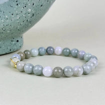 Esté Crystals crystal Jade Bracelet