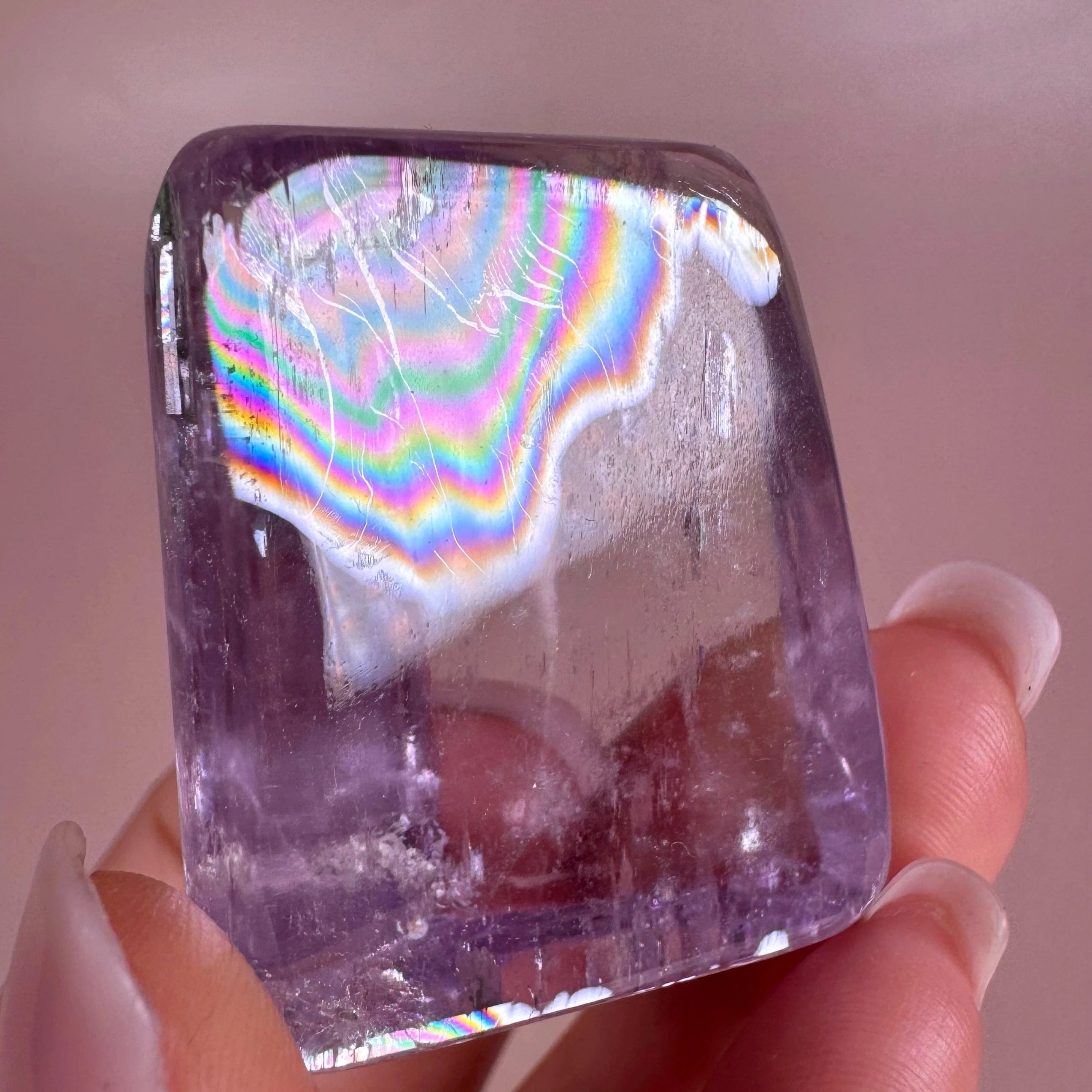 Esté Crystals crystal, jewelry Kunzite Freeform