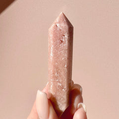Esté Crystals crystal Josie Pink Amethyst Double Terminated Point