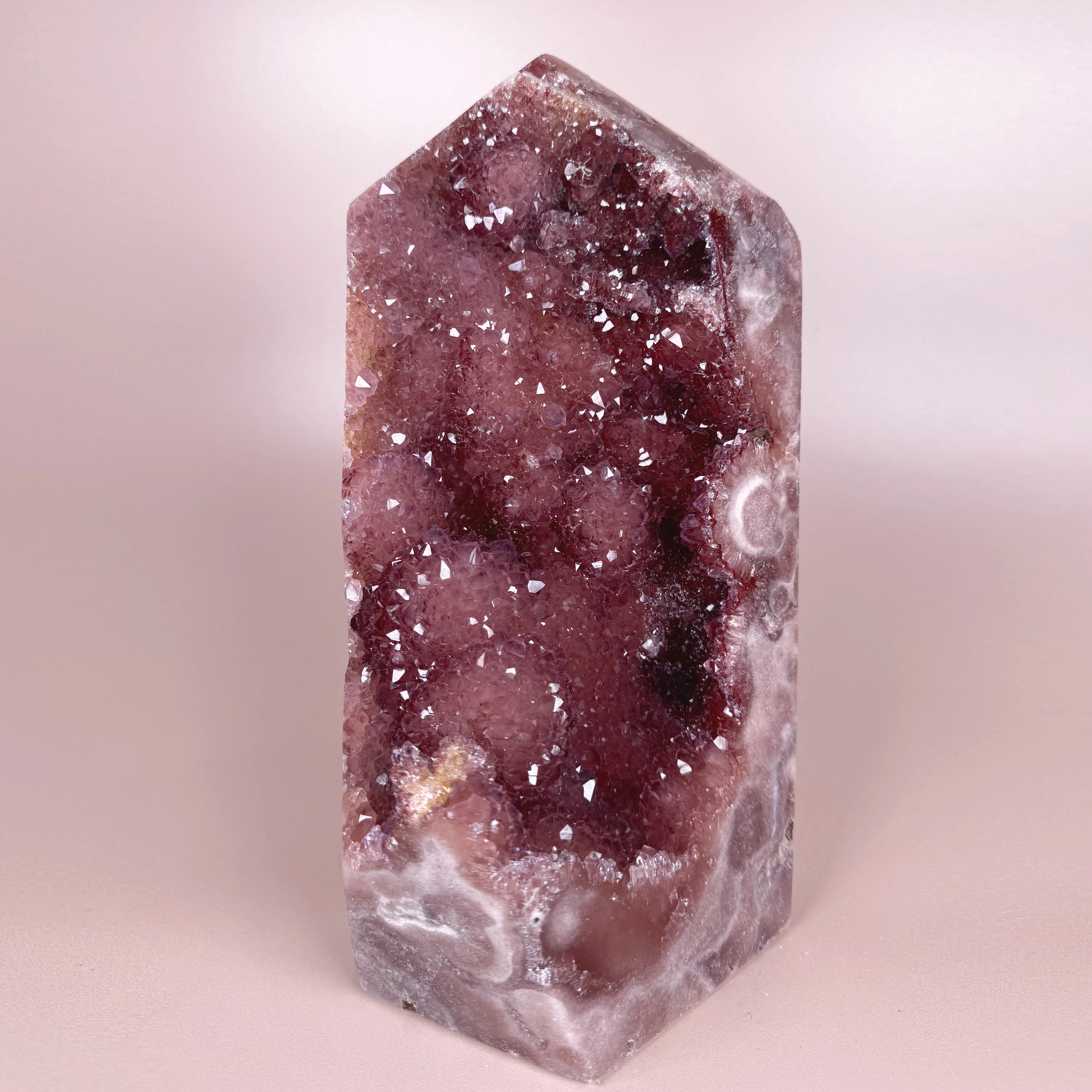 Esté Crystals crystal Kalina Pink Amethyst Tower
