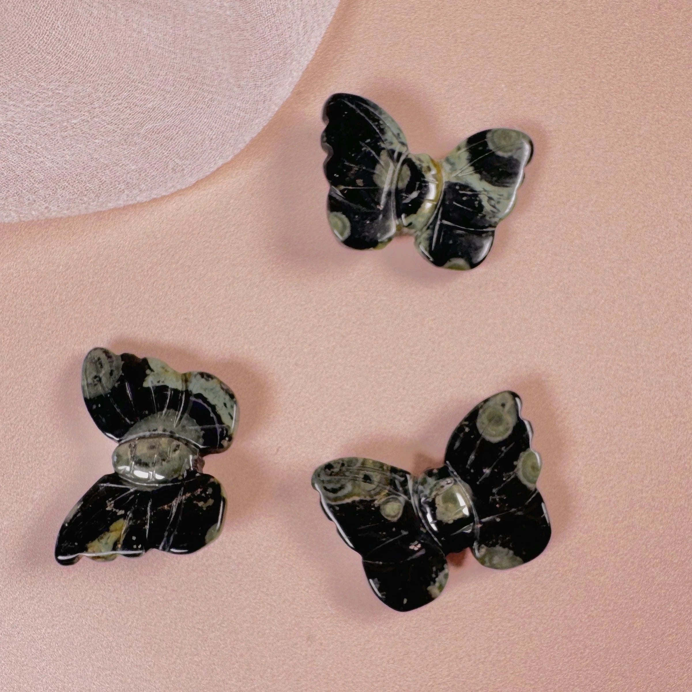 Esté Crystals crystal Kambaba Jasper Butterflies