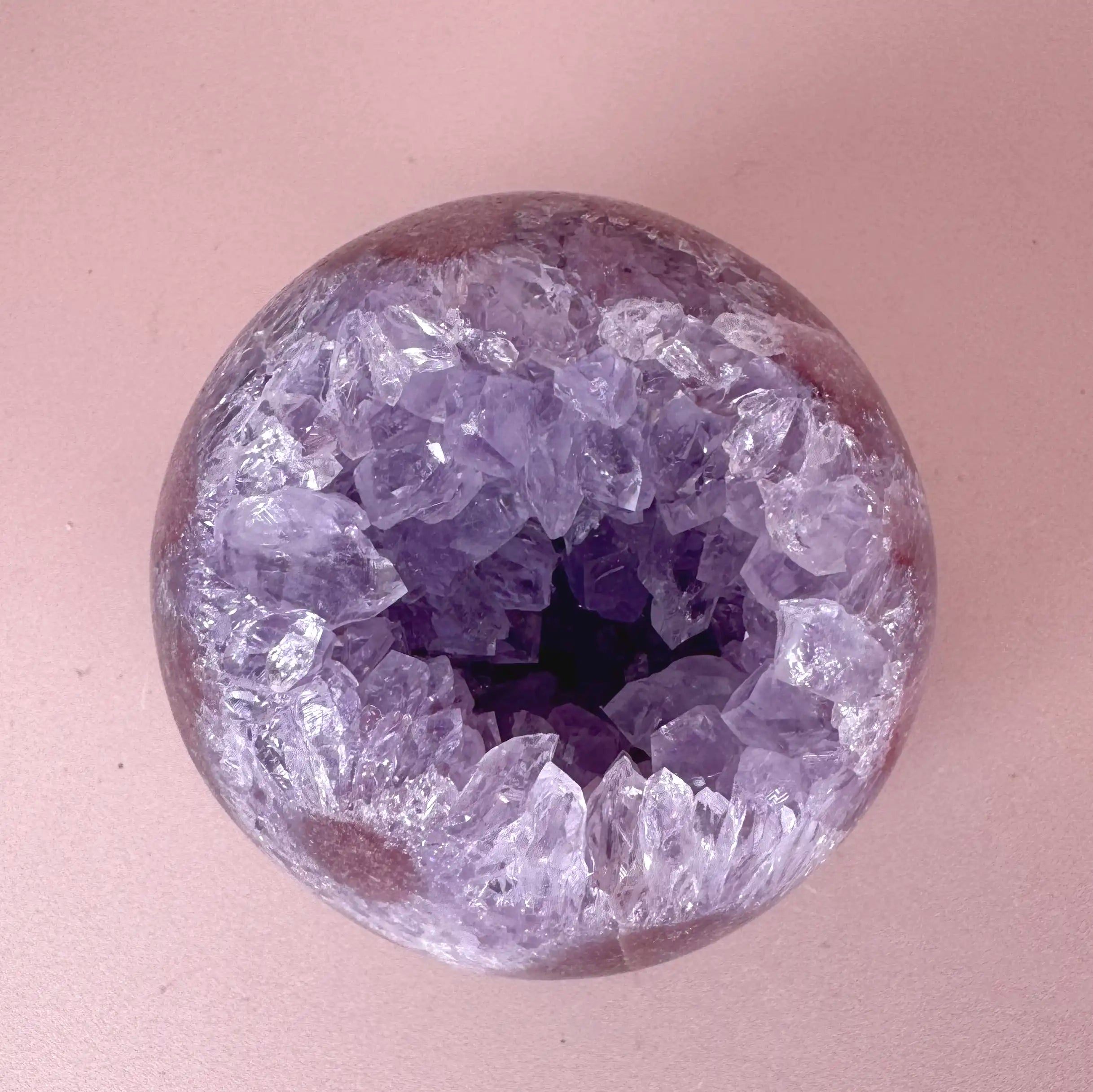 Esté Crystals crystal Keke Pink Amethyst Sphere