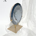 Esté Crystals crystal Large Agate Geodes on Stand
