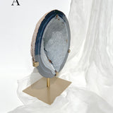 Esté Crystals crystal Large Agate Geodes on Stand
