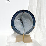 Esté Crystals crystal Large Agate Geodes on Stand