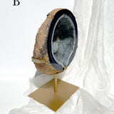 Esté Crystals crystal Large Agate Geodes on Stand