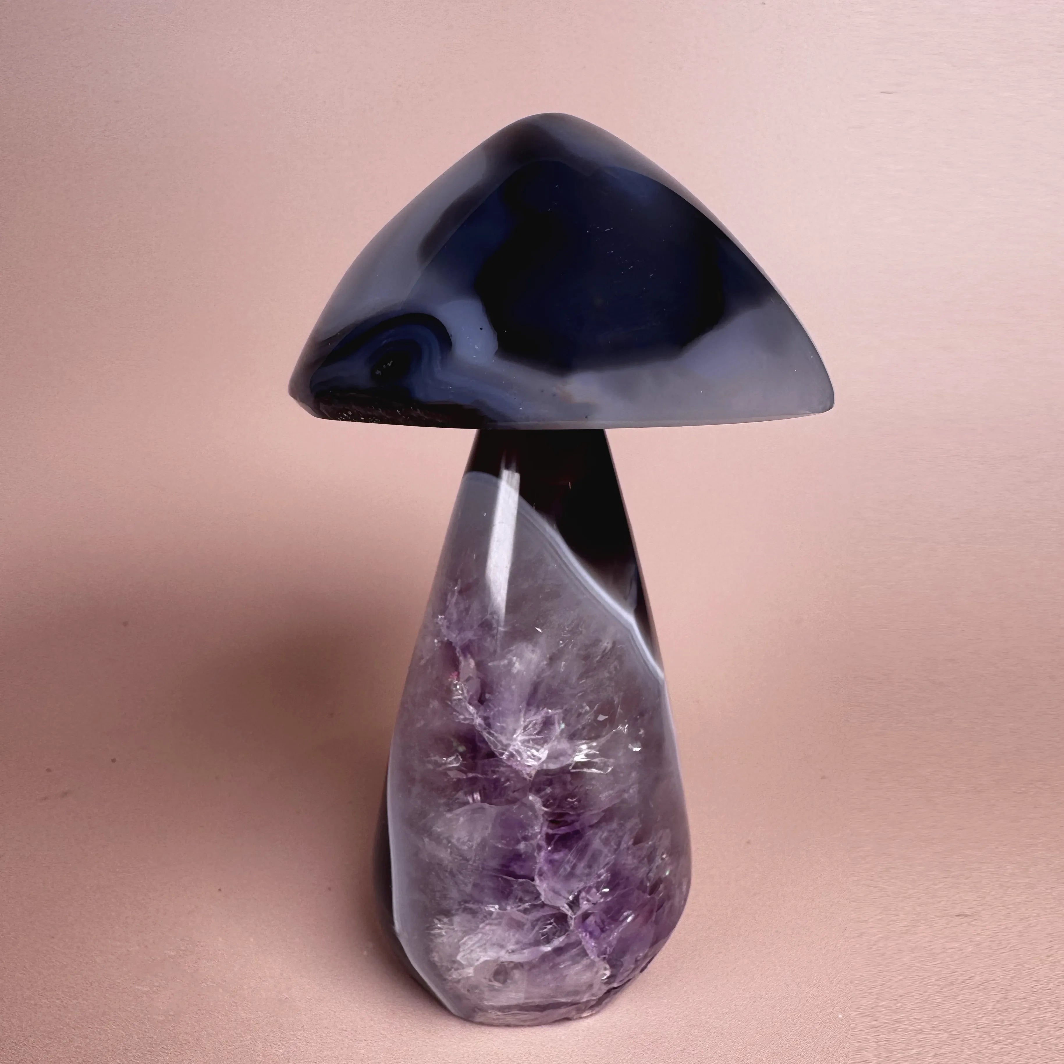 Esté Crystals crystal Large Agate Mushroom
