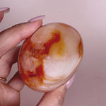 Esté Crystals crystal Large Carnelian Palm
