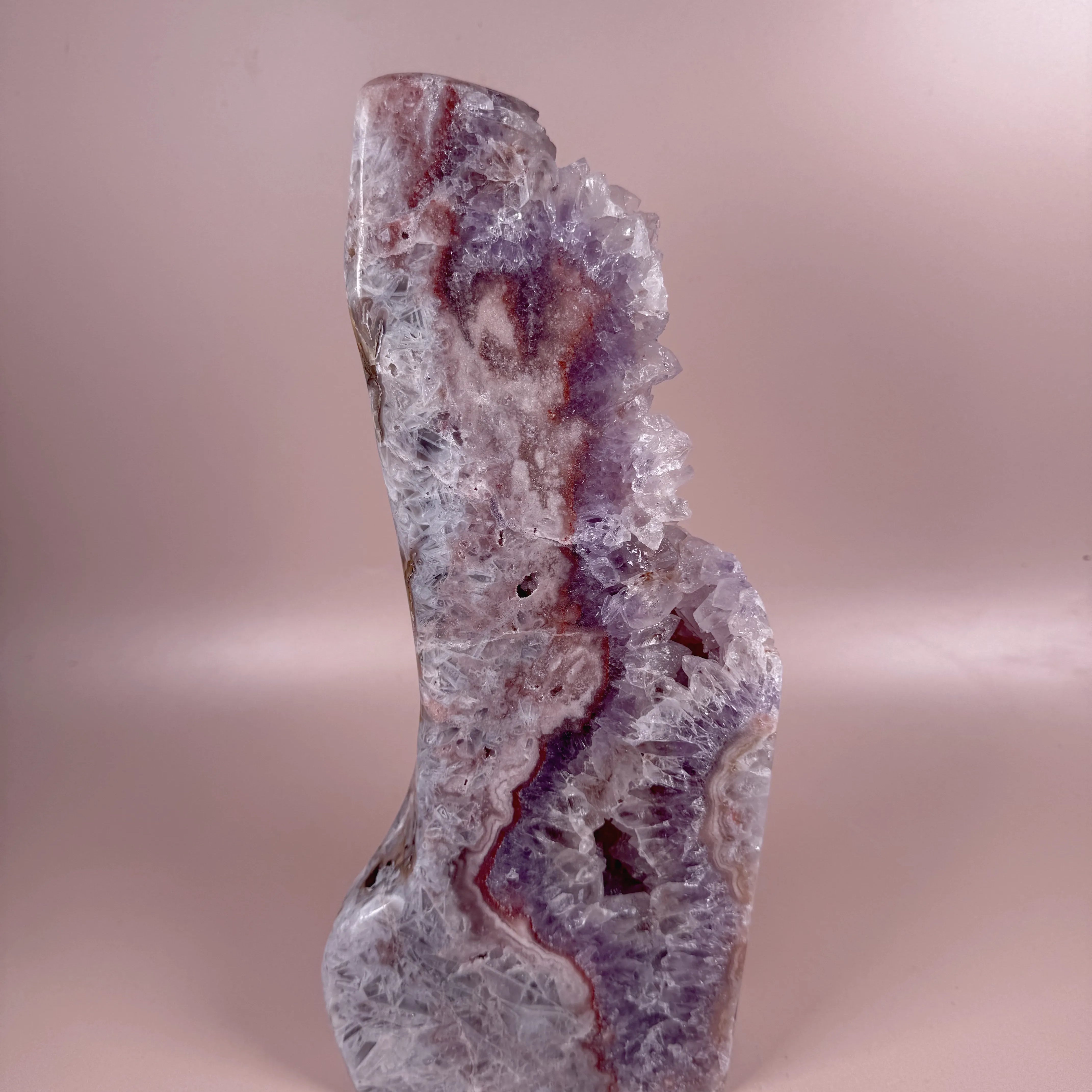 Esté Crystals crystal Large Pink Amethyst Freeform_Este crystals