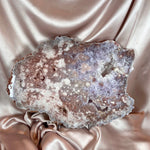 Esté Crystals crystal Large Pink Amethyst Statement Slab