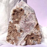 Esté Crystals crystal Large Pink Amethyst Tower