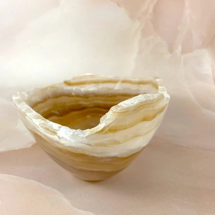 Esté Crystals crystal Large Sweet Like Honey Onyx Bowl