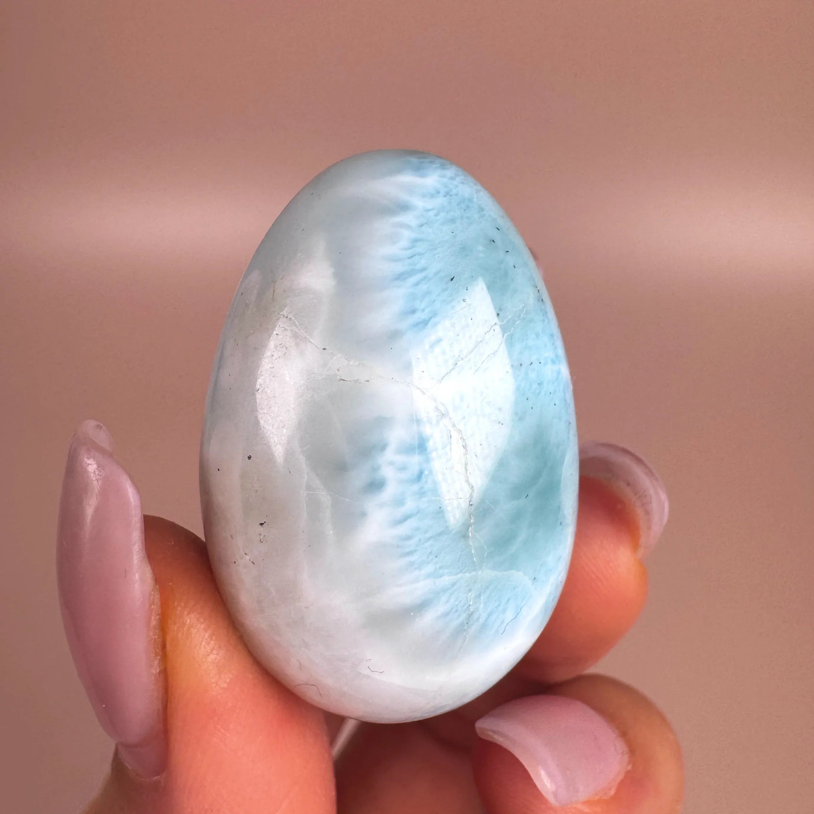 Esté Crystals crystal Larimar Egg