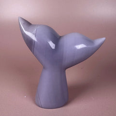 Esté Crystals crystal Lavender Fluorite Mermaid Tail