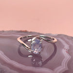 Esté Crystals crystal Lavender Moon Quartz Ring