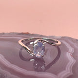Esté Crystals crystal Lavender Moon Quartz Ring