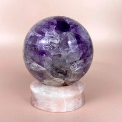 Esté Crystals crystal Lila Pink Amethyst Sphere