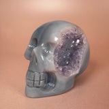 Esté Crystals crystal Lilac Agate Skull