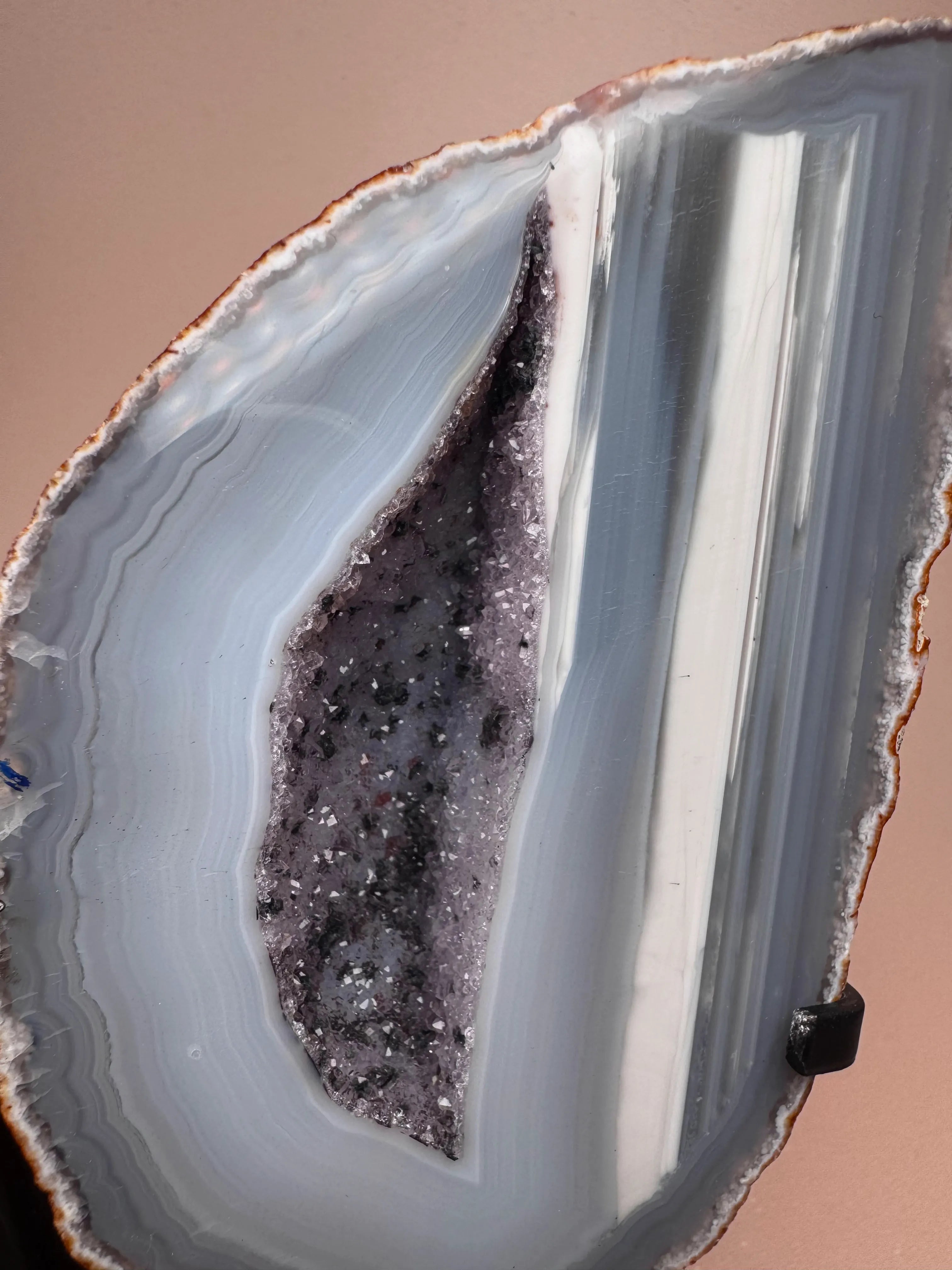 Esté Crystals crystal Lilac Agate Wings