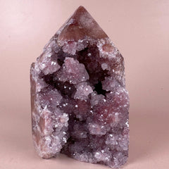 Esté Crystals crystal Lilah Pink Amethyst Rosette Tower