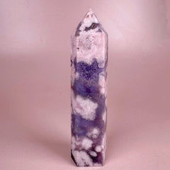 Esté Crystals crystal Lilou Blue Flower Agate Tower