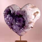 Esté Crystals crystal Lulu Chunky Tooth Pink Amethyst Heart